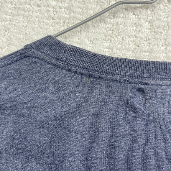 The North Face T Shirt Men's 2XL Orange Chest Logo Cotton Outdoor Casual Read - Picture 15 of 16